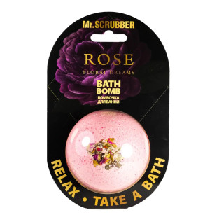 Бомбочка для ванны Mr.Scrubber Rose Floral Dreams 200 г